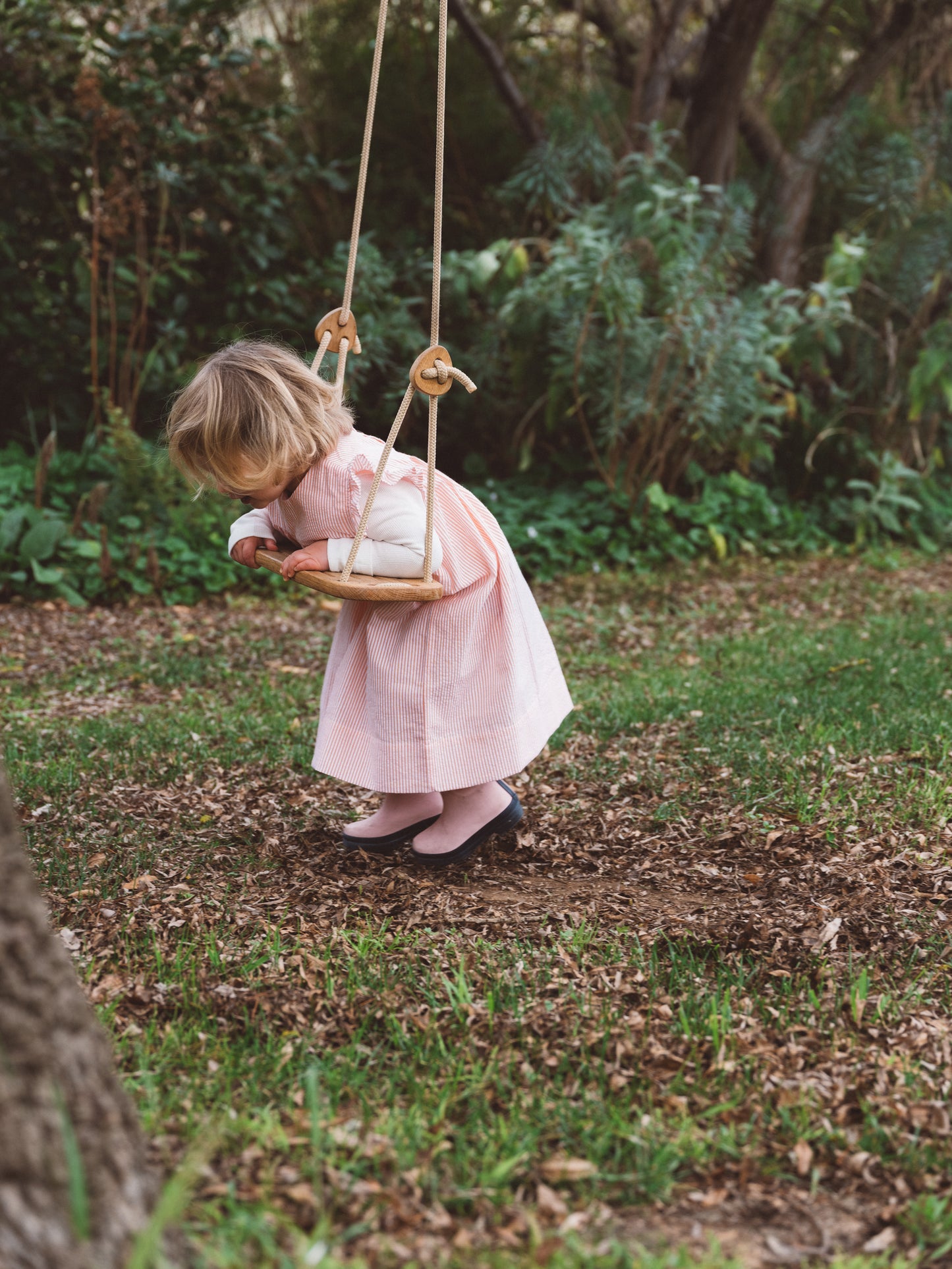 SHRUNK Heirloom Dress Tangerine Seersucker