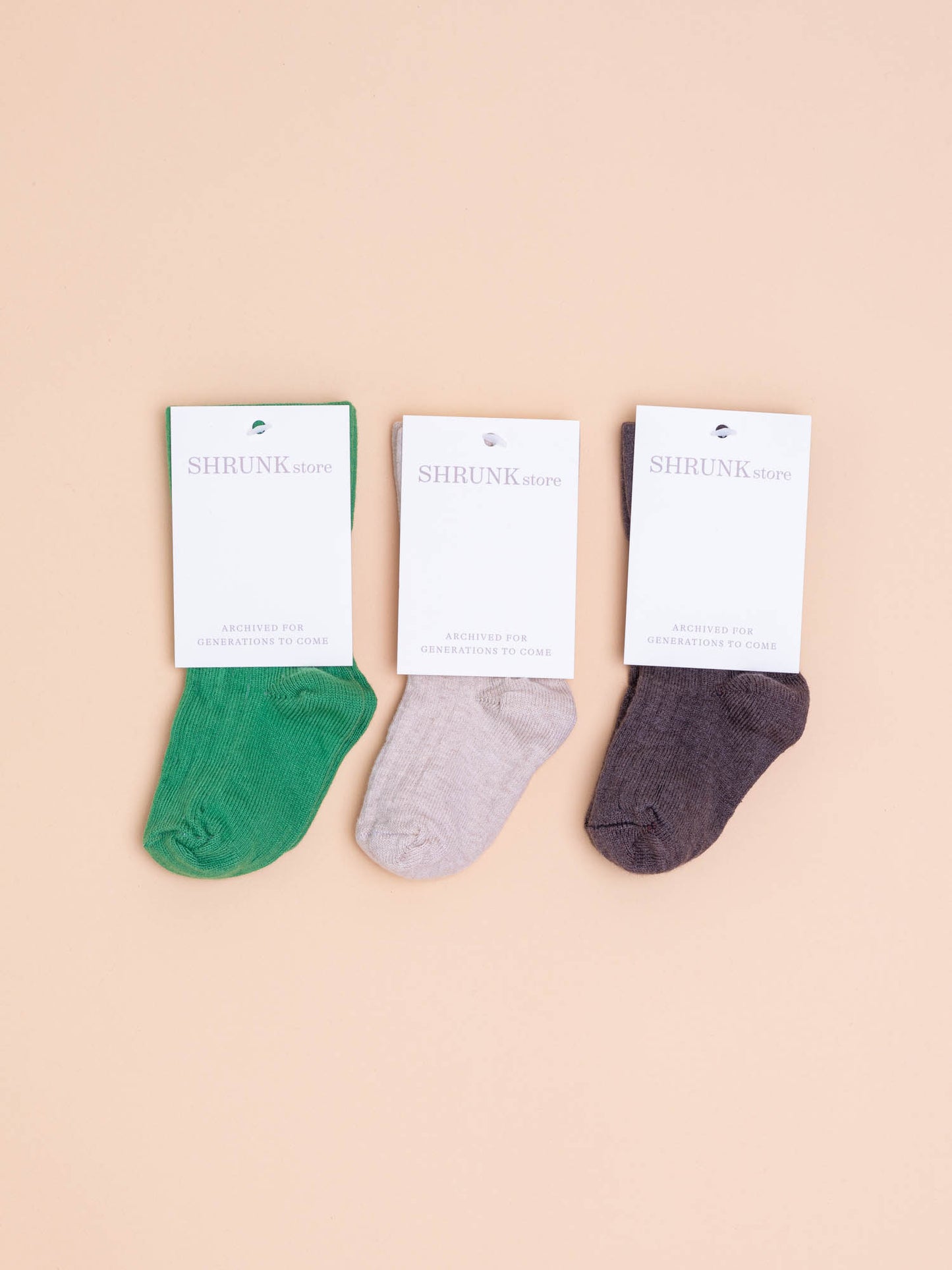 SHRUNK Ribbed Sock 3 Pack